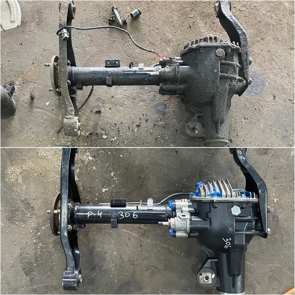 Замена переднего редуктора и ремонт рулевой рейки в Mitsubishi Pajero IV